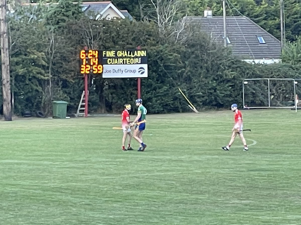 Jpjnugent's tweet photo. Full time Go Ahead Intermediate Hurling Championship @fingallians 6-24 @Clannagaelfont 1.14 #dihc https://t.co/6e1YImLWZD