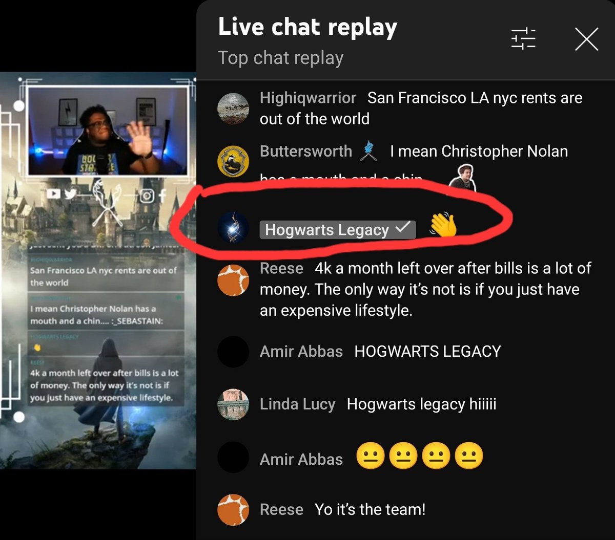 XpectoGO's tweet photo. 👋🏿 @HogwartsLegacy thanks for checking in on the Community yesterday after the news. Chat appreciated it ❤️💛
#HogwartsLegacy https://t.co/eLrkudXXBd