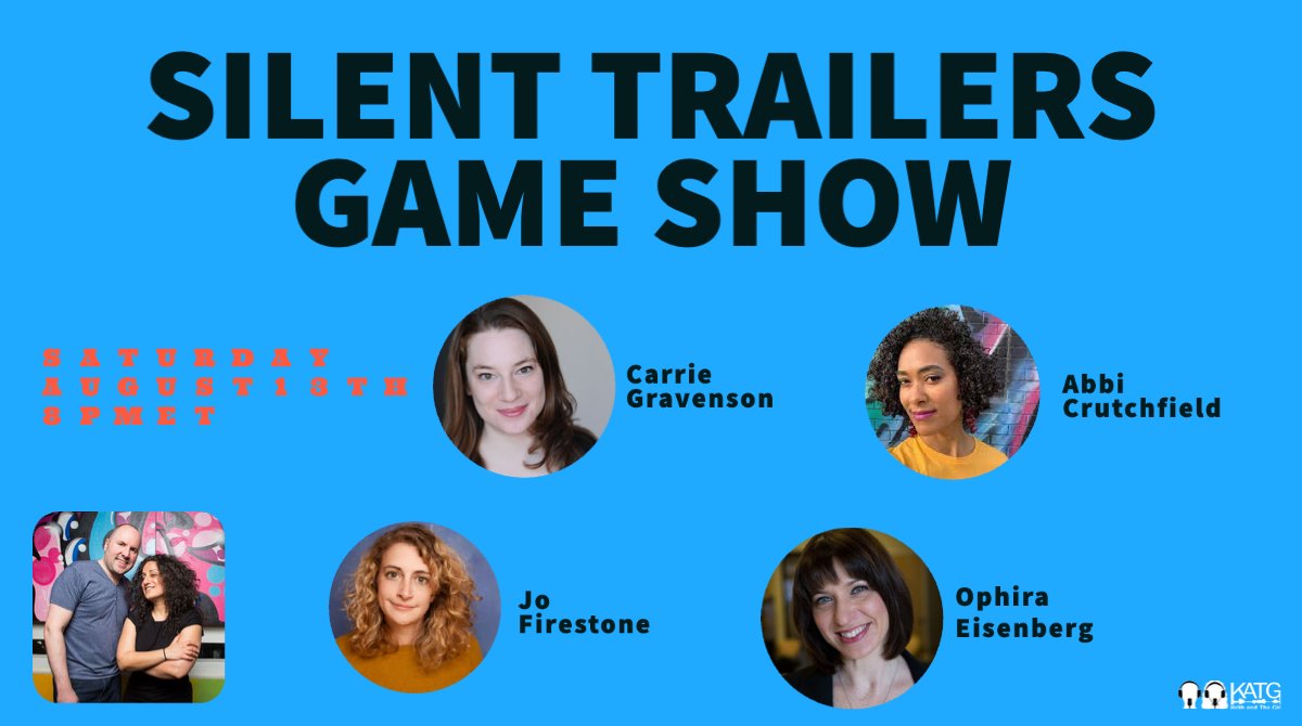 keithandthegirl's tweet photo. Silent Trailers Live!
Saturday August 13th 2022 at 8pm ET
https://t.co/MvhUZMRsqr
Guest
@carriegravenson
@curlycomedy
@OphiraE
Jo Firestone
#KATG #KeithandTheGirl #SilentTrailers #CarrieGravenson #AbbiCrutchfield #OphiraEisenberg #JoFirestone https://t.co/g1aAqAo0es