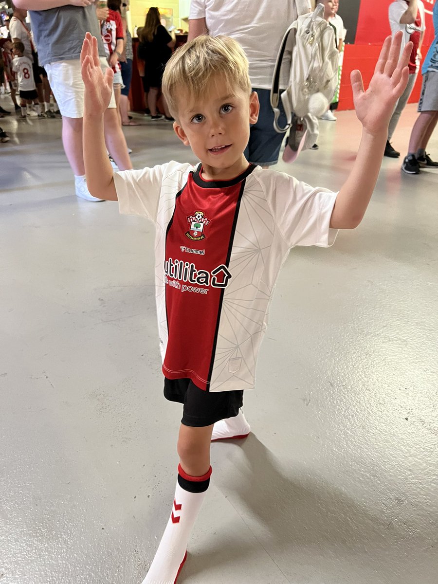 The first of many <a href="/SouthamptonFC/">Southampton FC</a> games for Lennox and I this season. 

Big shout out to the steward for making  Lennox feel extra special and treating him like a VIP. A great person going above and beyond! Hope this gets back to him and the club give him some recognition 👍🤩