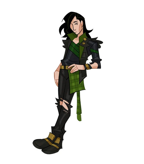 anybody in the mood for Grunge Loki today 