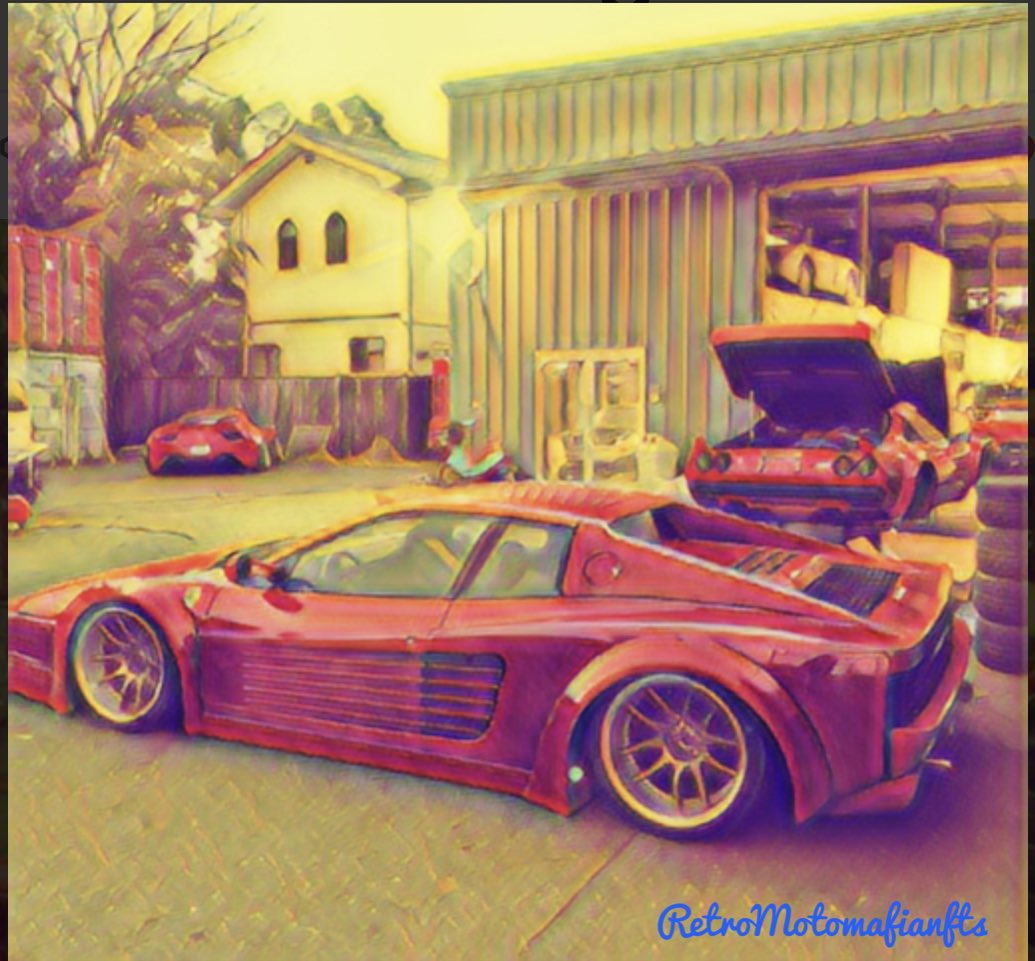 retromotomafia's tweet photo. Free drop Rarible Matic Ferrari Limited Edition Nft for the First 50 people who like and paste your Rarible polygon address in comments .  🎉 #NFTs #NFTCommumity #NFTartists #NFTcollections #NFTdrop #nftnews #nftcollector https://t.co/X2butErkBH