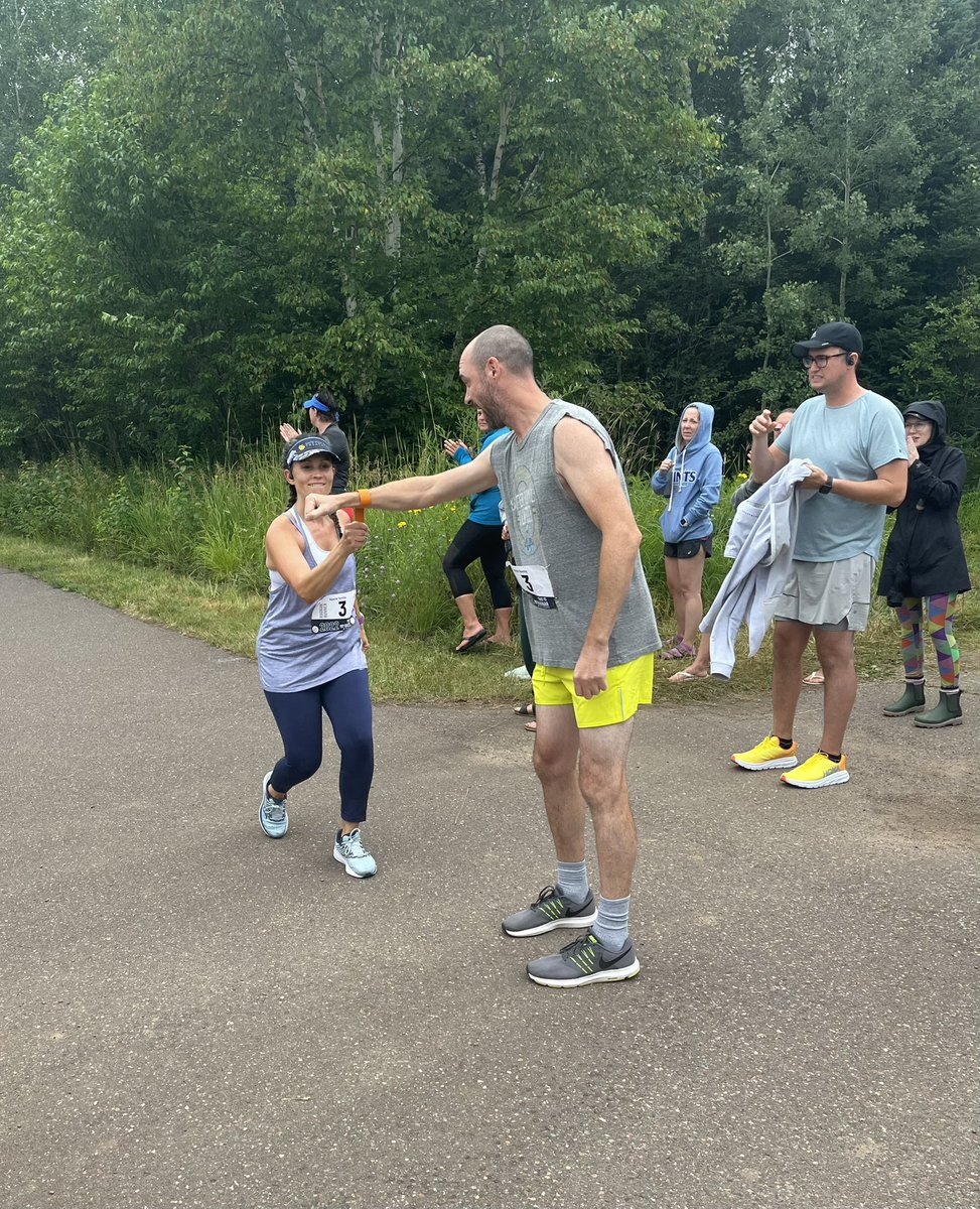 ragnarupdates's tweet photo. Last exchange for Van #1! Billy off to the races! #RagnarMN #SuperiorRunning https://t.co/oB1nGlBAVa