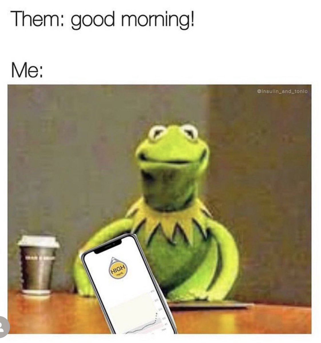 danfarrow9's tweet photo. This cracked me up. Literally me this morning! 😂💙 #gbdoc #nidoc #t1d #type1diabetes #type1life https://t.co/PD2Tg6mX5K