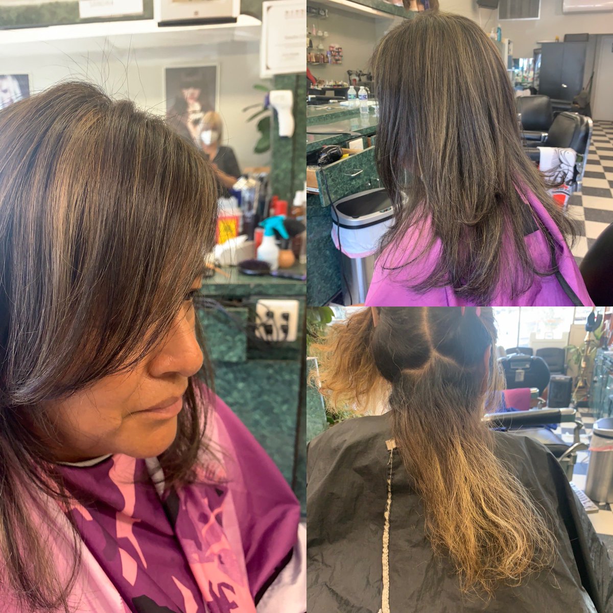 karinahairsalo1's tweet photo. Ladies ready to get your hair done is up to you but I’m here to help you let’s get it done call ahead at 703 931 0143 or at www . Karinahairsalon .com #highlights #haircolor #hairbslayage ##keratintreatment #brazilianblowout #updos    #pedicure #manicure https://t.co/qaW5ph9H8g