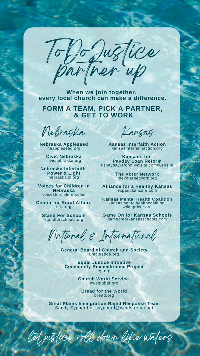 greatplainsumc's tweet photo. Looking for new ways to share God’s love this fall? Maybe now is the time to consider or expand justice work at your church. Here is a list of partners your church or your network might want to connect with. Check them out!
https://t.co/Yrlvrt3D2F

#GPUMC #UMC #mercyandjustice https://t.co/bzNG00dz95