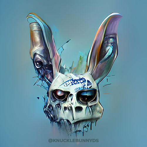 KillerbunnyKBDS's tweet photo. @knucklebunnyds @CrowdsurfNFT . #KBDS x #DeadSurfer - perfect match!! ๐๐๐
#solanaNFTs #NFTart #aiartist #aiartwork https://t.co/QQgkki6BYr