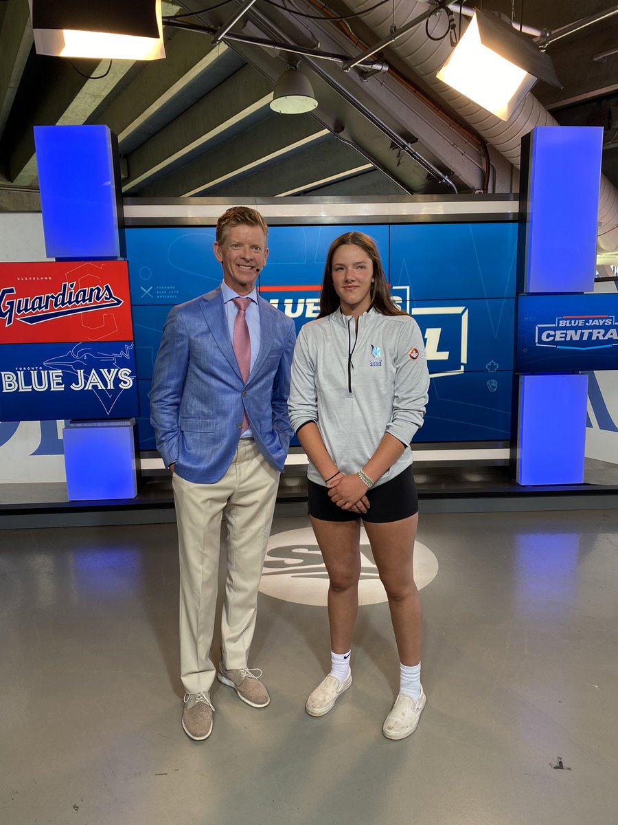After making history at #2022CanadaGames Jaida Lee from <a href="/teamnl/">TeamNL</a> will join me on #BlueJaysCentral <a href="/jaidalee23/">Jaida Lee</a>