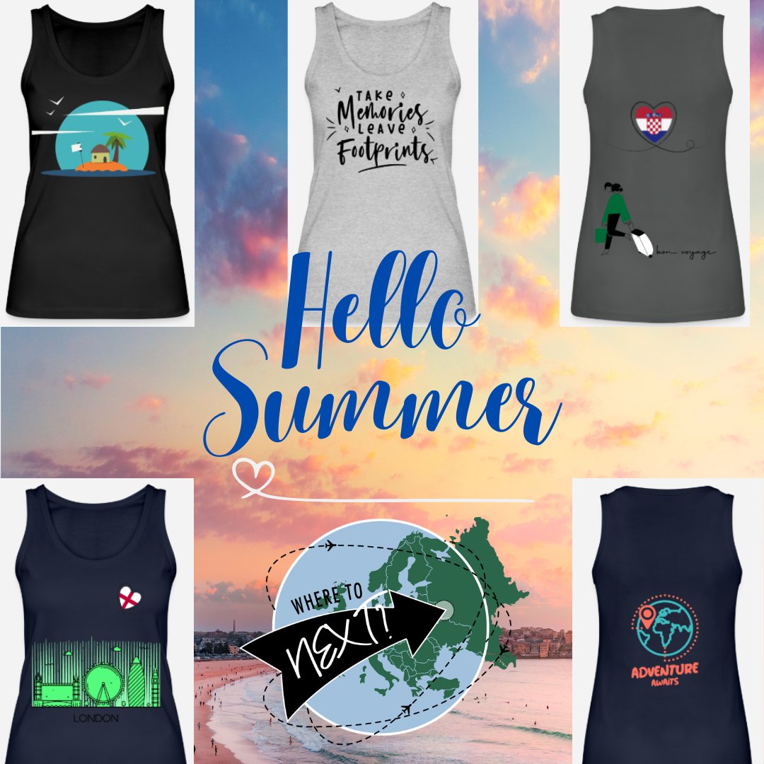 LandmarcG's tweet photo. What would your tank top say this summer? Customise your own with us! #summer #tanktop #personalise #customise #personalisedgifts https://t.co/wFYScUsAFl