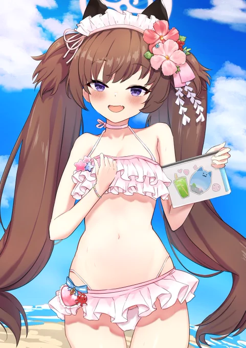 水着シズコ～#ブルアカ #BlueArchive 