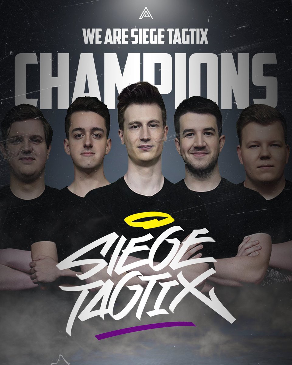 TeamAlpha_R6's tweet photo. WE ARE YOUR #SiegeTagTiX CHAMPIONS

We take down @Morekats 3-0 in the Bo5 grand finals! (7-2, 7-1, 7-1)

@Kojir6 
@Paiin0_ 
@Pangoro_r6 
@Kili_R6 
@Scarex_R6 

@Dyce_R6 (C)
@Safe2Get (A)
@GunnY_R6S (M)

#SolarGang #R6GSA https://t.co/rcx5tme9cv