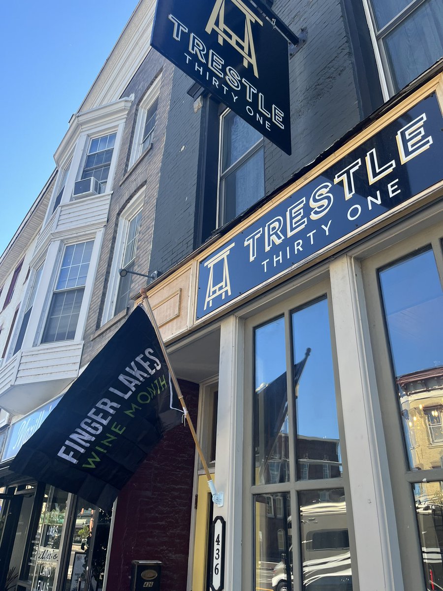 Trestle_31's tweet photo. It’s @FLXwine month all month long! Come see us at our lovely @GenevaNYFLX tasting lounge on the newly updated #ExchangeStGeneva 

#wine #FLXwine #Winetasting #FingerLakes #SenecaLake #RieslingRising https://t.co/mSzUsRRkXF