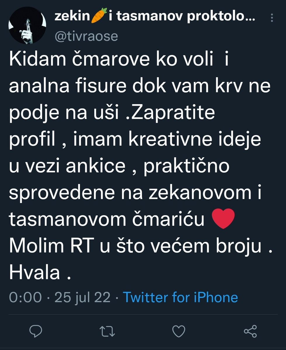 RetkoGovno's tweet photo. I niko me ne zaprat ni rtuje 😥 https://t.co/rDI95yIcg5