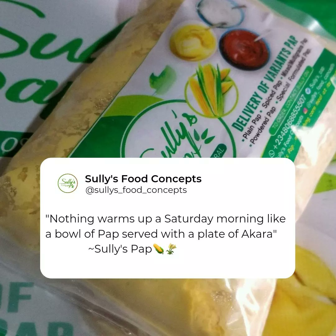 Sullys_kitchen's tweet photo. Do you agree👇
#papsellerinlagos #lagosvendor https://t.co/Sx9oUU7P7Z