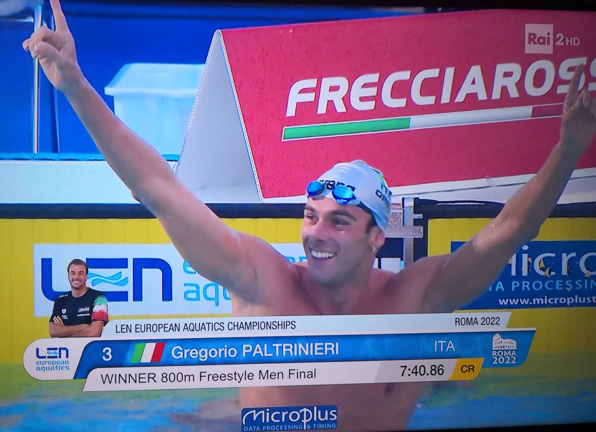 Dario_Manodoro's tweet photo. Gigantesco @greg_palt
Oro 800m sl
#SuperGreg
#Roma2022 #LENRoma2022
#Europeinuoto https://t.co/M4AuDRX18C