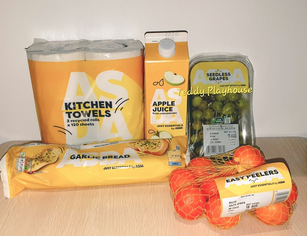 Teddy_Playhouse's tweet photo. Bought few items from #essentialrange @asda
The colour of the packaging doesn't matter if its #goodquality 🙂
#valueformoney #saver #smartprice #saving #economical #justessentials #yellowpackaging https://t.co/BFr0JfJc6c