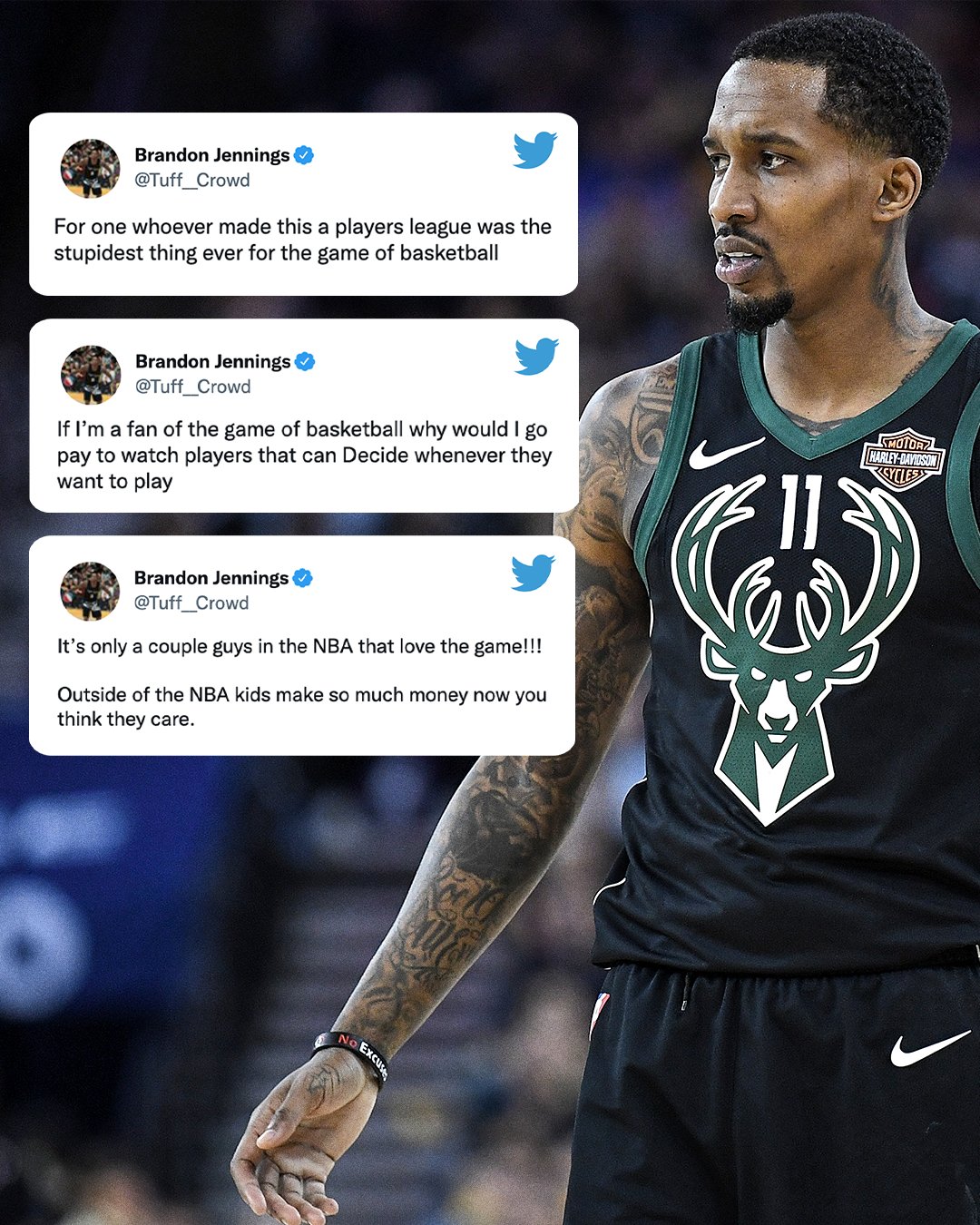 NBA on ESPN on X Brandon Jennings shared his thoughts on the