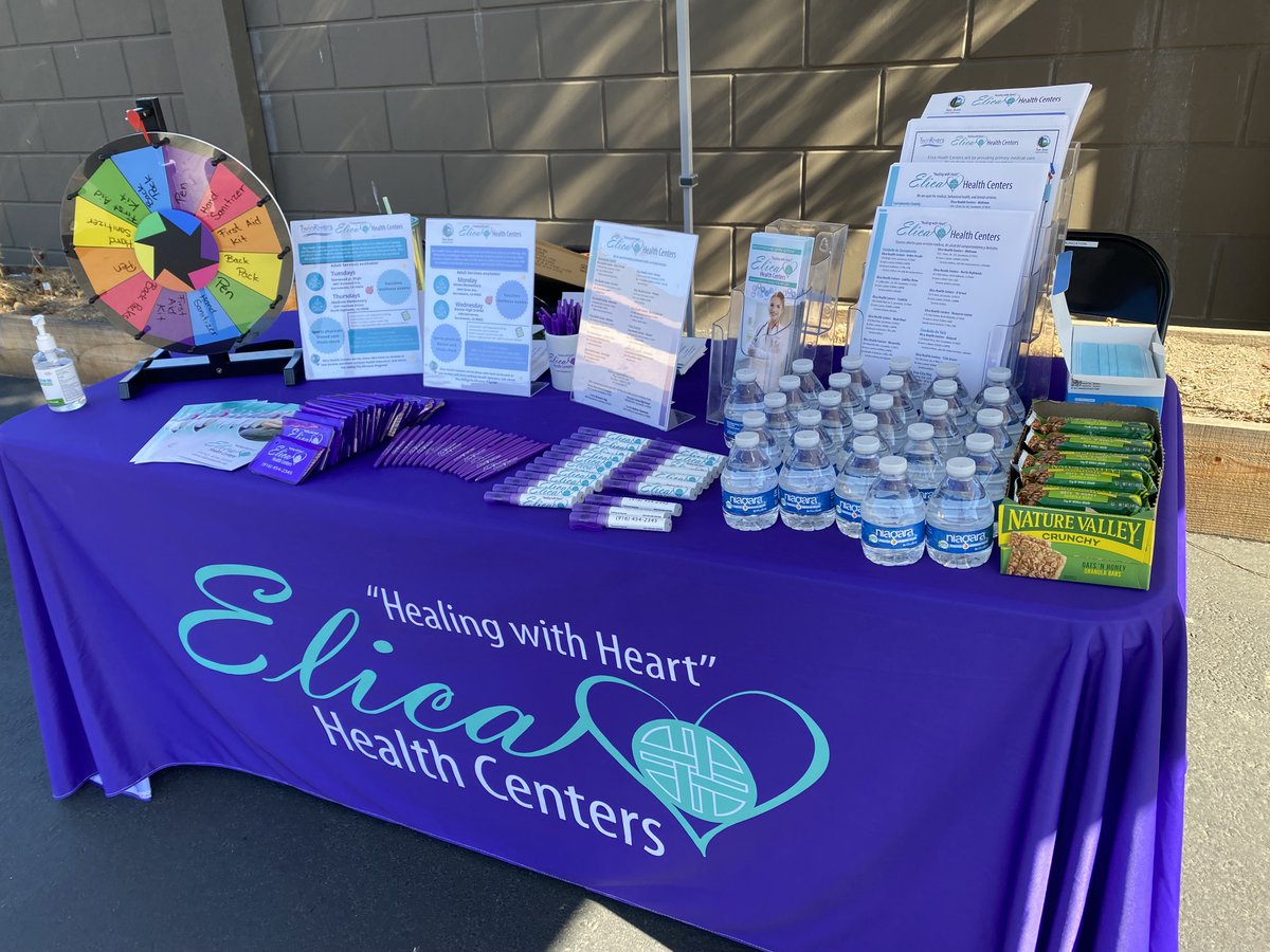 elicahealth's tweet photo. We're here, at the Community Resource Fair!
Come and say hi! We will be offering healthy snacks, giveaways, and more! From 9:00 am to 1:00 pm
📍2801 Meadowview Rd.
Sacramento, CA 95832
Thank you @HealthNet, LLC for sponsoring this event!
#HealthNetCA #NHCW2022 #ValueCHCs https://t.co/4Fzpwq12Ss