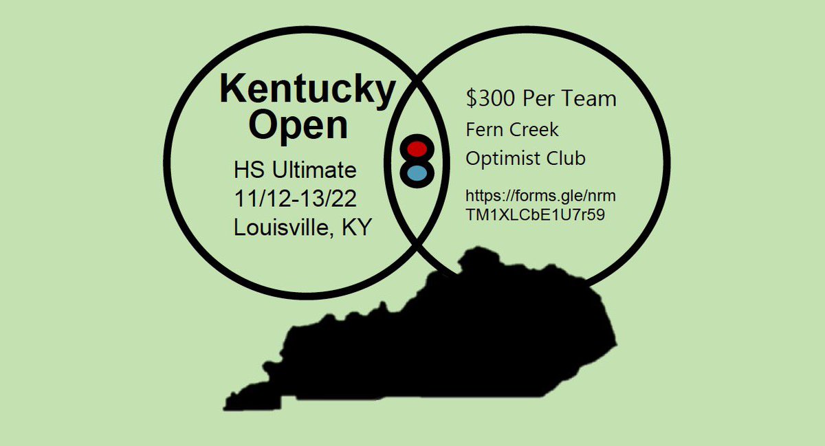 Here is info for KY Open 8! The tourney is $300 and more info can be found on the Google form here: forms.gle/x3cXGyLidTVMiT…  
Teams that fill out the form and get their fees in first will secure a spot.