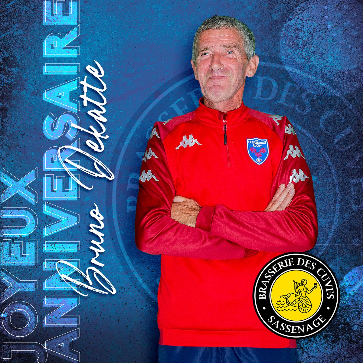 Vous cherchiez une raison de trinquer ce soir ? 🍻
Le FCG et la Brasserie des Cuves vous en donnent une ! Buvez à la santé de la Pomme, qui fête aujourd'hui son anniversaire 🥳