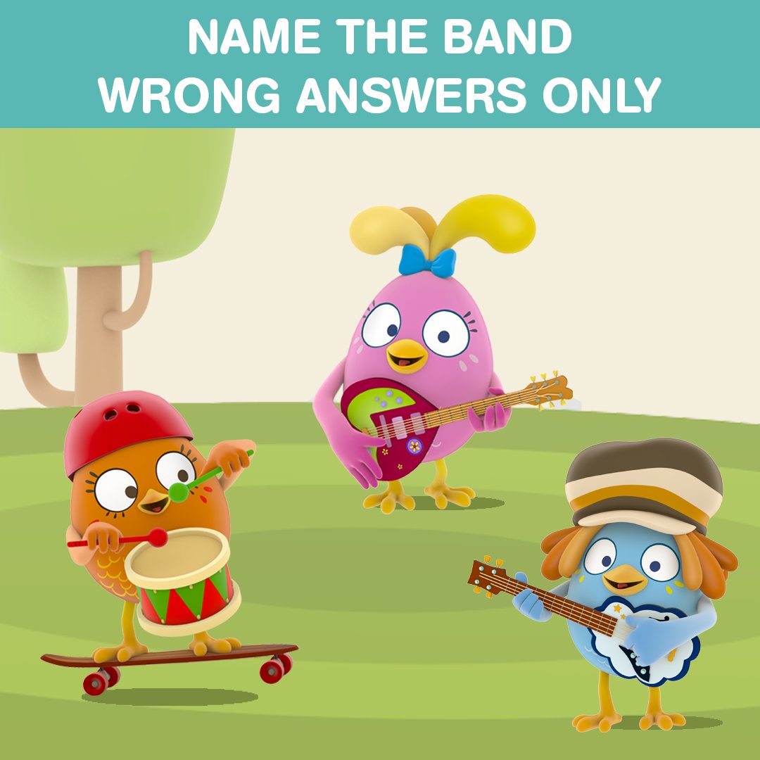 BabyTVChannel's tweet photo. We'll start...Eggs, Wind and Fire 😆

Give us yours below...we'll reshare the best band name 😏 ⬇️💬🎹

#BabyTV #Discover #ForMums #Motherhood #Parenting #ToddlerTV #Music https://t.co/jfZ1QKC05T