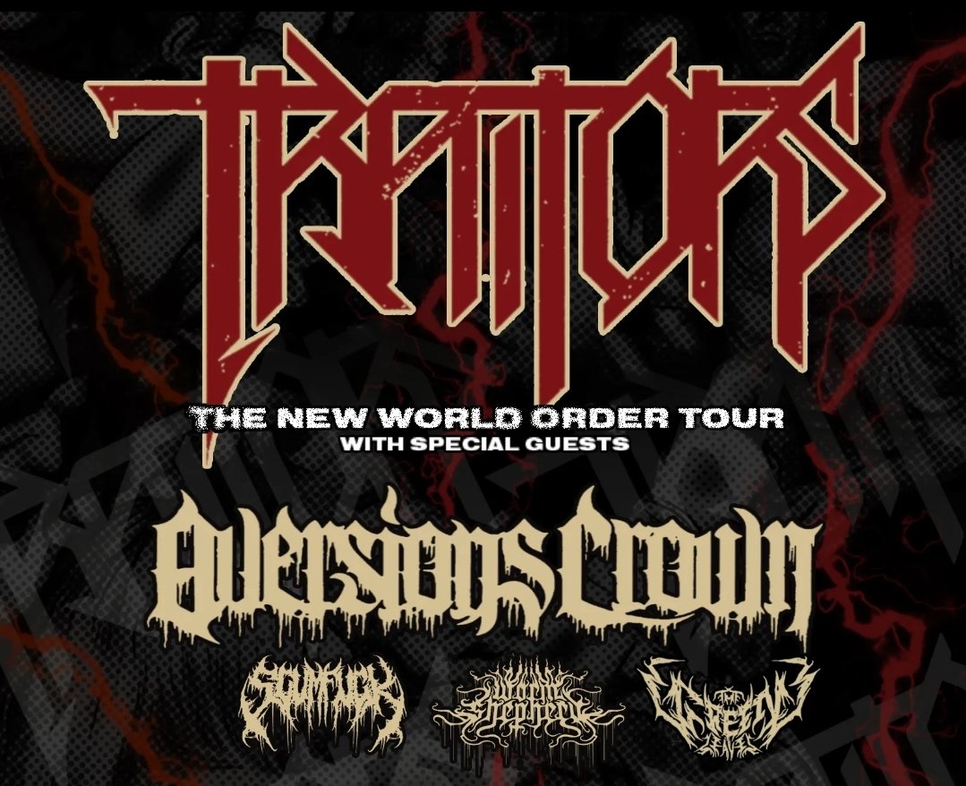 Michael_OHH's tweet photo. Woah. Supporting a stacked tour. Show up Indy. 

@TraitorsBandUSA @Aversions_Crown @ Worm Shepherd @ Scumfuck

#metal #deathcore #livemusic #concert #indiana #Indianapolis https://t.co/NLEC5ODNcq