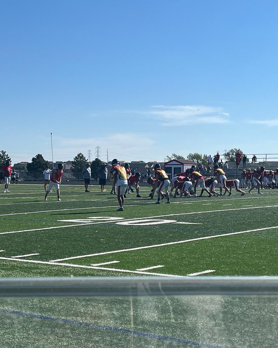 chencrew04's tweet photo. Beautiful morning for some football!! #chencrew #eaglecrestraptors #raptorsfootball #raptorssportsmedicine #raptorsathletics #footballseason #ATlife https://t.co/wqWAdlopDi