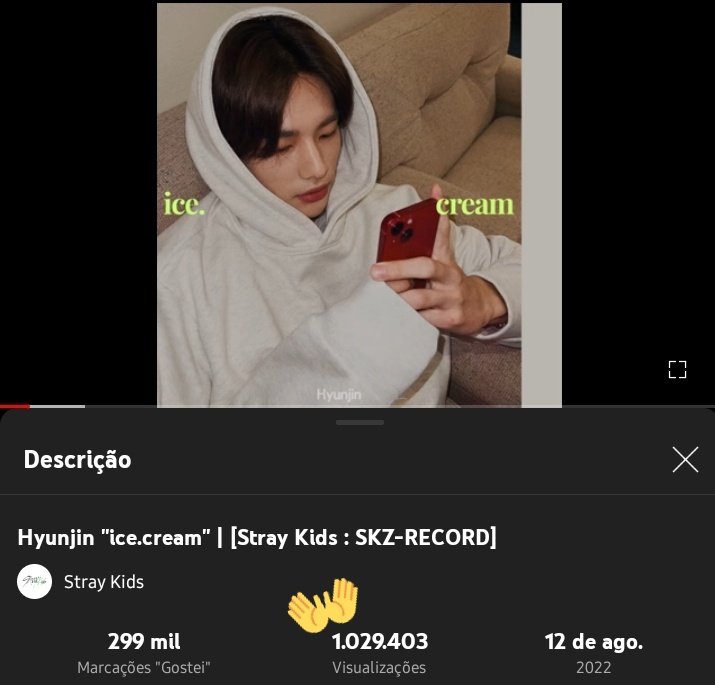 HyunlixBrasil's tweet photo. [📌] O SKZ-RECORD "ice.cream" do #HYUNJIN ultrapassou 1 milhão de visualizações no Youtube! 

🖇: https://t.co/Ebigptalem 

#StrayKids #스트레이키즈 #Hyunjin_IceCream #IceCreamOUTNOW 

~🐼 https://t.co/mc8hBbAGjD