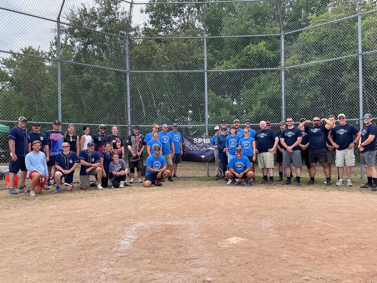 SPPD_Maine's tweet photo. The First Annual Buddy Check Softball Tournament was a success.  Already planning for next year. https://t.co/XgJbH1TWfR