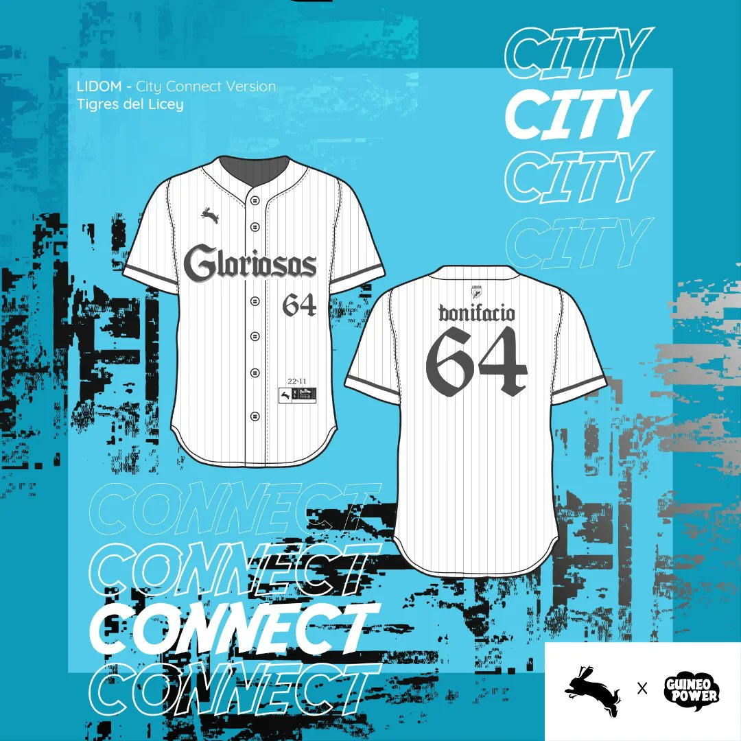 GuineoPower's tweet photo. Ya son 4 las camisetas presentadas de #CityConnectLIDOM 🙏🏽
Cuál es tu favorita?

@TigresdelLicey 
@EOBASEBALLCLUB
@TorosdelEste
@Gigantes_Cibao 

#GuineoPower https://t.co/nlVRnX3vqj