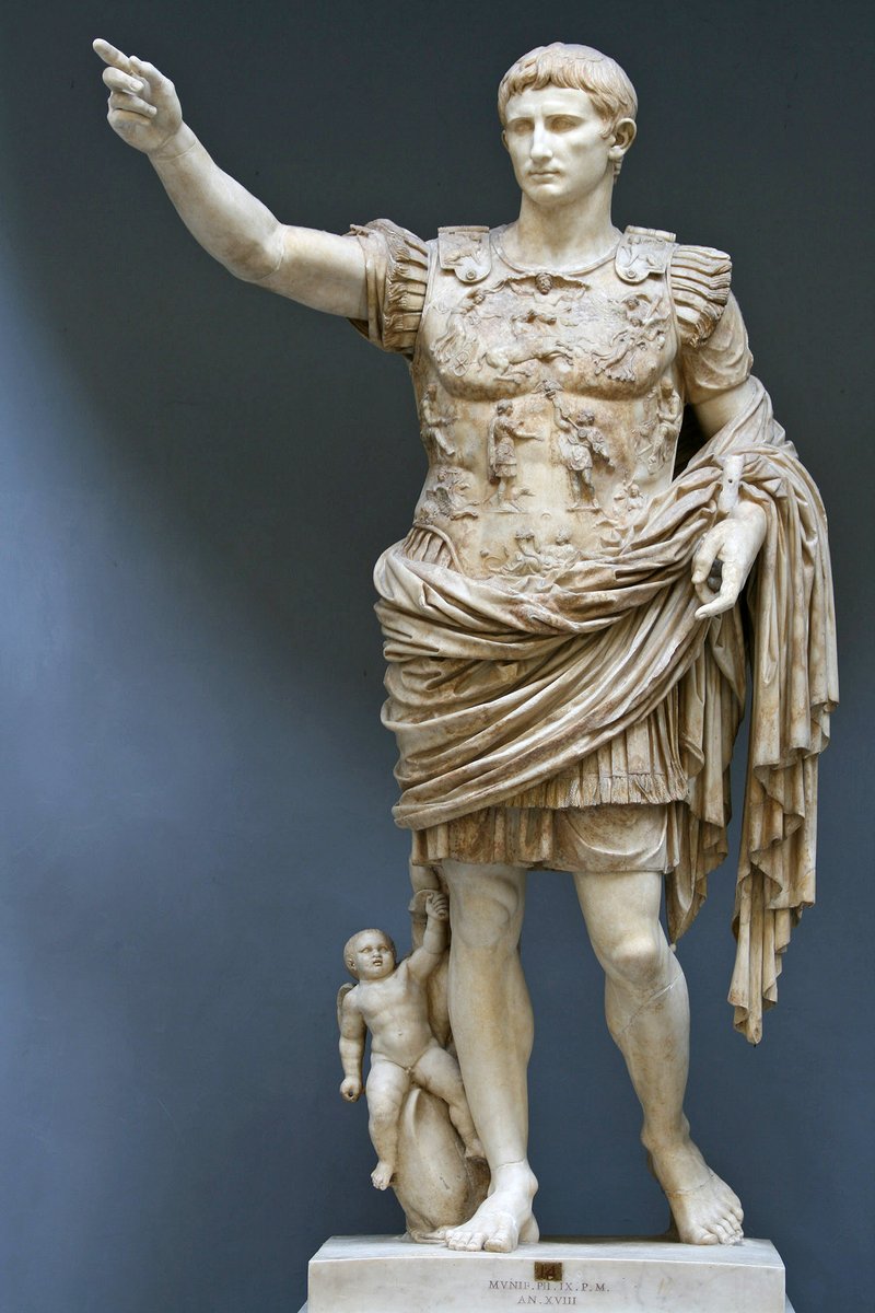 historia2mundos's tweet photo. #hoyenlahistoria 19/08/14 En Nola (Italia) fallece a los 75 César Augusto. Persiguió y derrotó a los asesinos de Julio César y posteriormente tras enfrentarse y vencer a Marco Antonio y Cleopatra se convirtió en el primer Emperador de Roma. #cesaraugusto https://t.co/VjAZ2TCSln