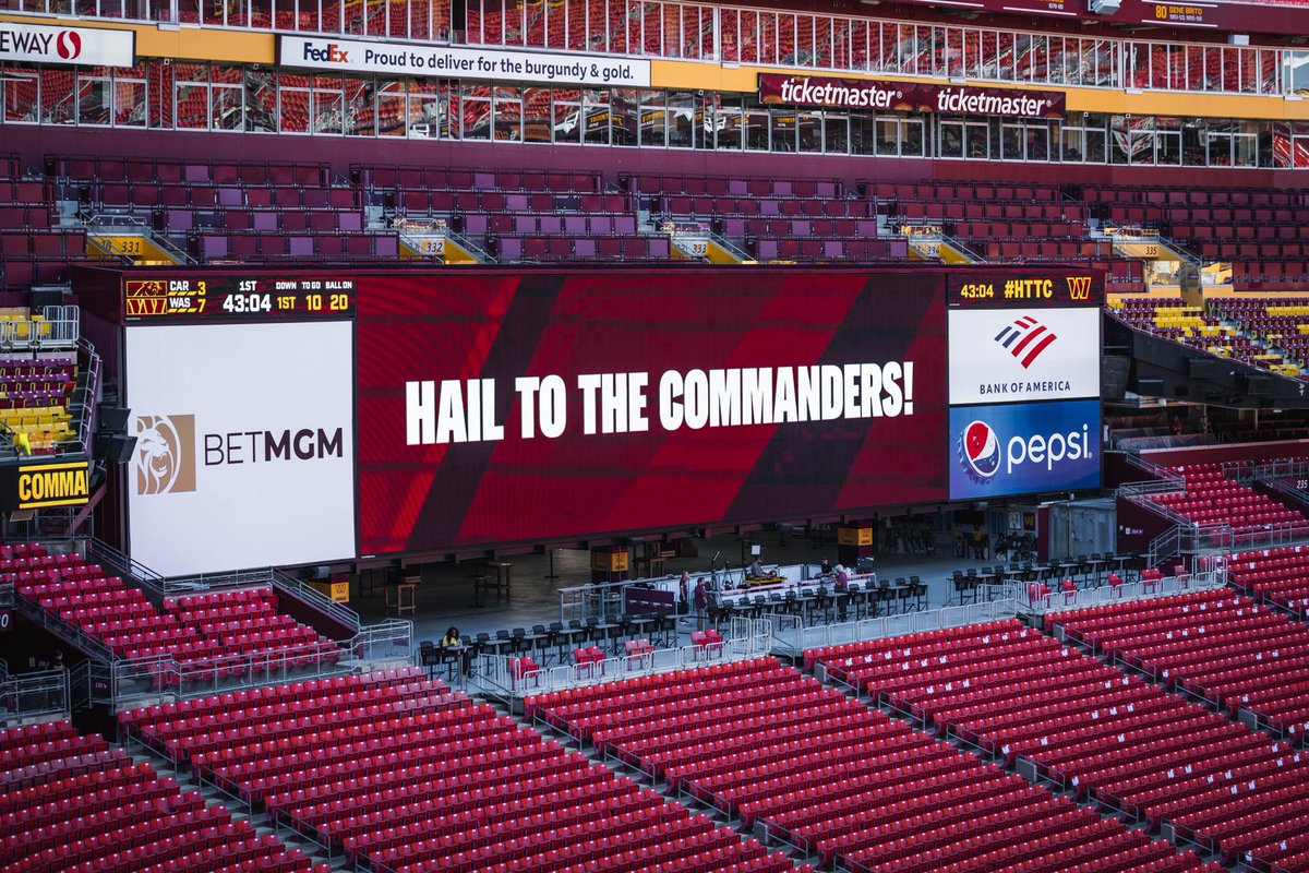 Commanders's tweet photo. There's no place like home 🏠 https://t.co/9y7WH02zwm