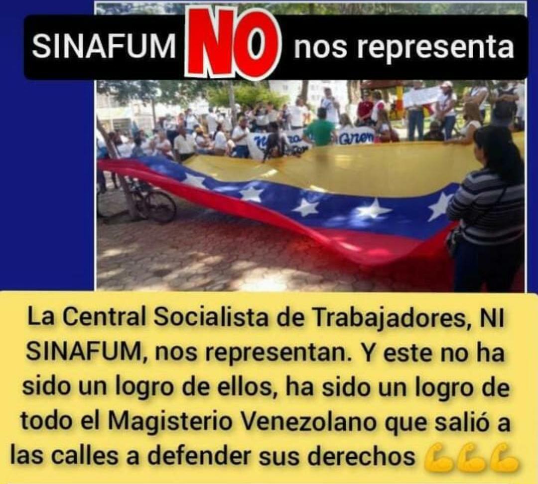 YekcimO's tweet photo. El sindicato patronal ahora pretende ganar indulgencia con escapulario ajeno. @_LaAvanzadora @sinafum basta de engaños. Si por ustedes fuera seguimos en la miseria. El magisterio unido jamás será vencido. Luchamos por la educación que garantice el futuro del país 
#FVMEnLaLucha https://t.co/cng8hkXMKd