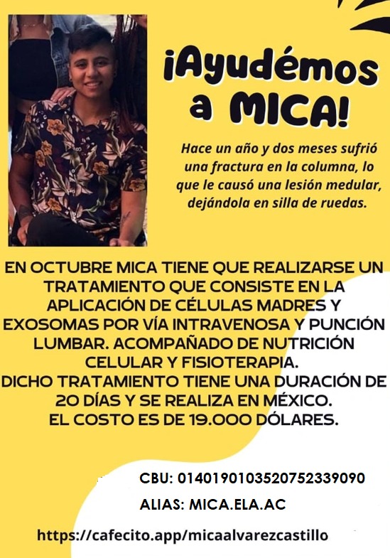 💪🏼 ¡¡Ayudemos a Mica!!