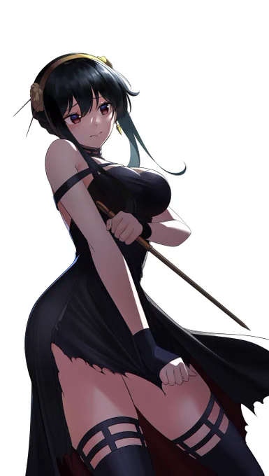 毎日お絵かき1763日目ヨルさん途中#スパイファミリー 