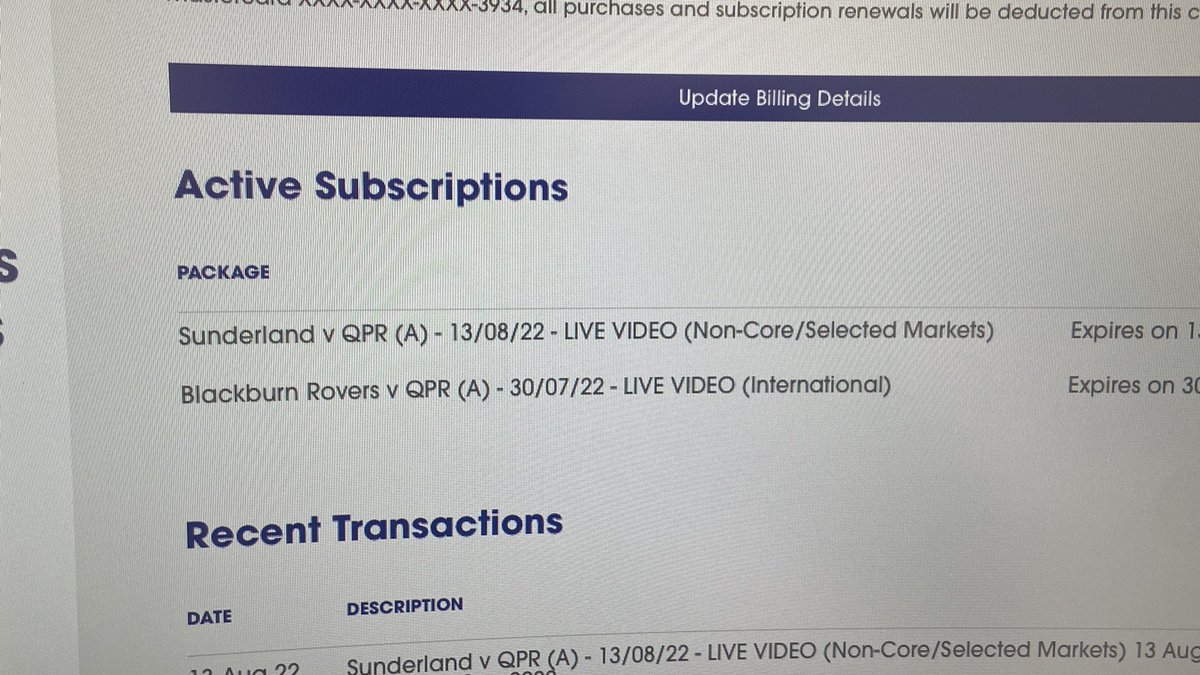 BealeOrNoBeale's tweet photo. @QPRPlusPass It loaded and now has stopped. I paid £10. It’s asking me to buy it again? https://t.co/vMRQyF5b4n