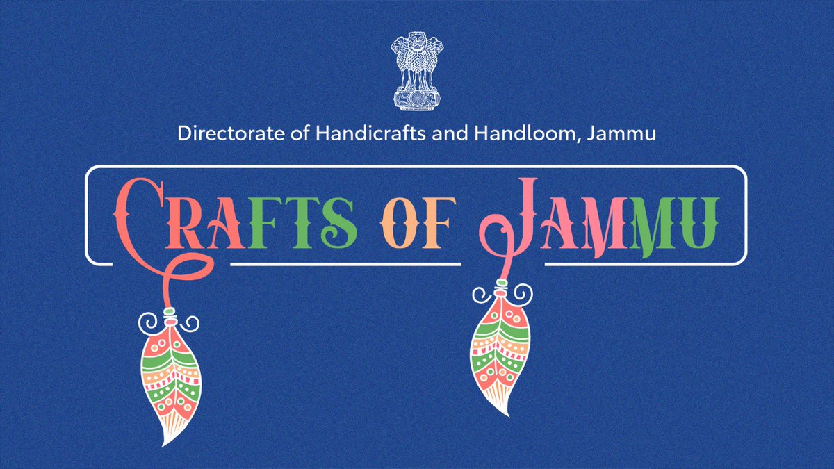 dhhjammu's tweet image. The uniqueness and diversity of #CraftsOfJammu is second to none. Time to celebrate the rich artistic tradition of handicrafts of #Jammu province. 
Follow the space for more!

#BrandJammu
#AmazingJammu