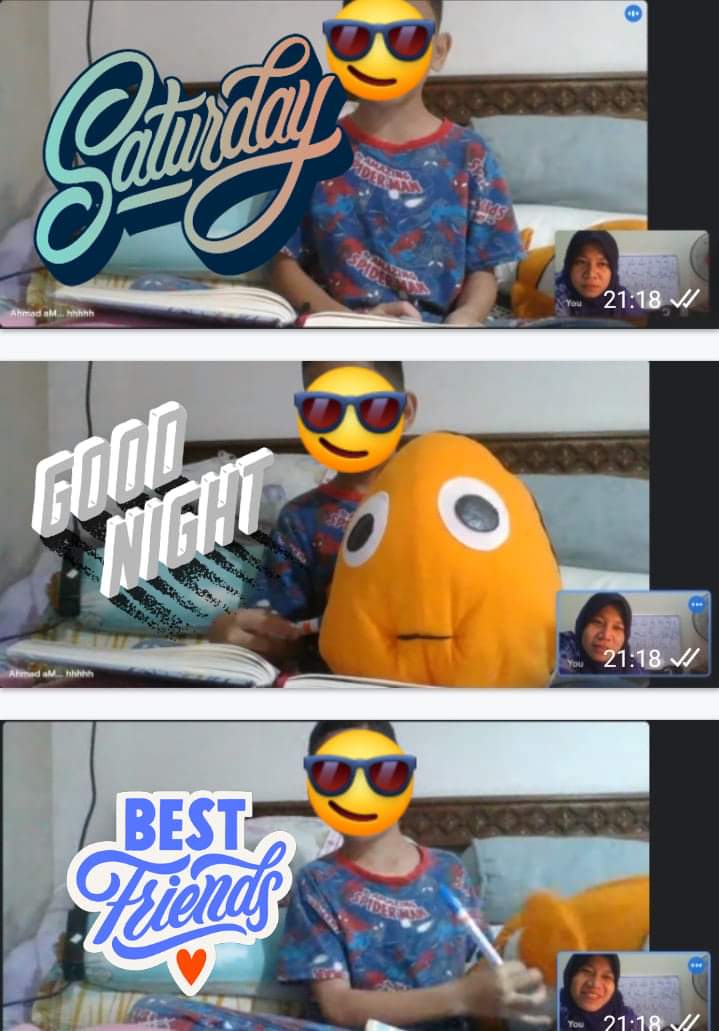 AsmaFuad7's tweet photo. The first ever in our history 😳
Nemo learnt Quran 🥳
Not wif Dory.. it's Ahmad okay😆

Alhamdulillah🤲🏻✨

#mengajidirumah 
#mengajionline 
#QuranHour 
#KelasJawi 
#kelas3m

Ustazah Asma',
https://t.co/WebBQgpN4i https://t.co/tFhbKX5qsy