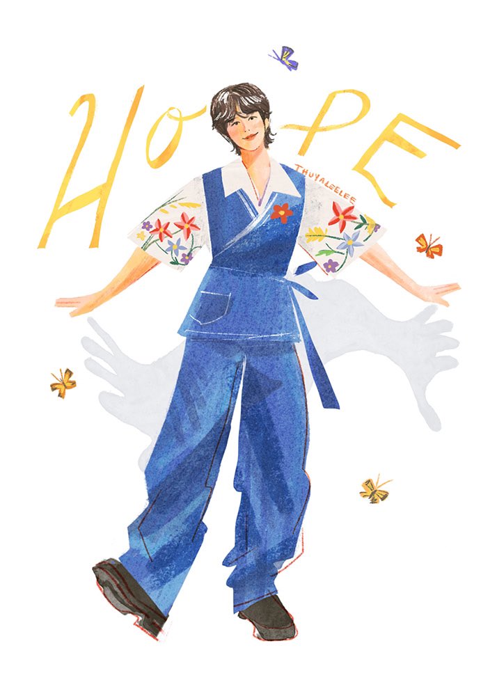 「Hope right here  #jhope 」|Thuy⁷ (slow)のイラスト
