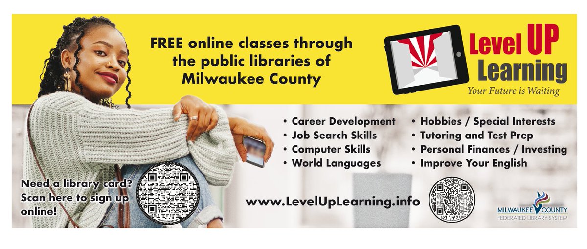 ValpakSEWI's tweet photo. SEE WHAT THE MILWAUKEE COUNTY FEDERATED LIBRARY HAS TO OFFER!! https://t.co/jcARPJdOqr