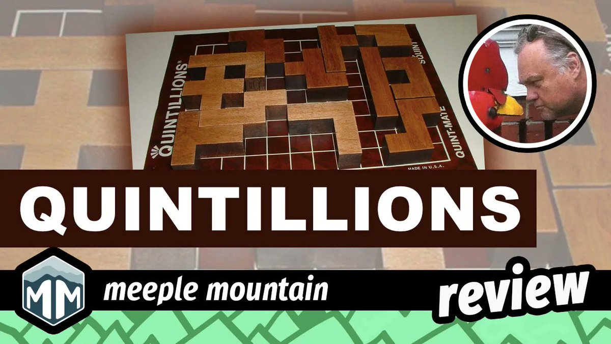 meeplemountain's tweet photo. Quintillions features beautifully handcrafted polyominos with fiendish 2D and 3D puzzles and challenging games! Check out @fivecats review.
https://t.co/NWISqDKbLb
#BoardGames #Polyominos #WoodenGame #AbstractGame https://t.co/giVlNE8zms