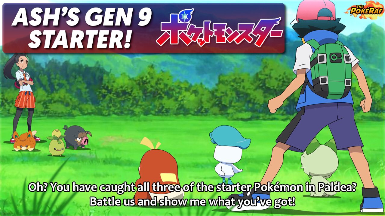 Pokemon anime fans speculate which Scarlet & Violet starter Ash will choose  - Dexerto