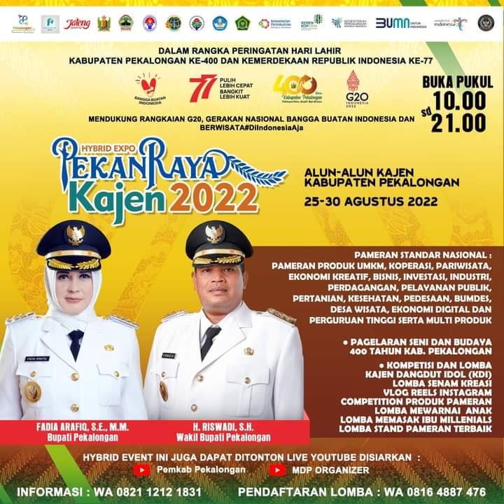 Pekan Raya Kajen Kabupaten Pekalongan 2022

#PRK
#PRK2022