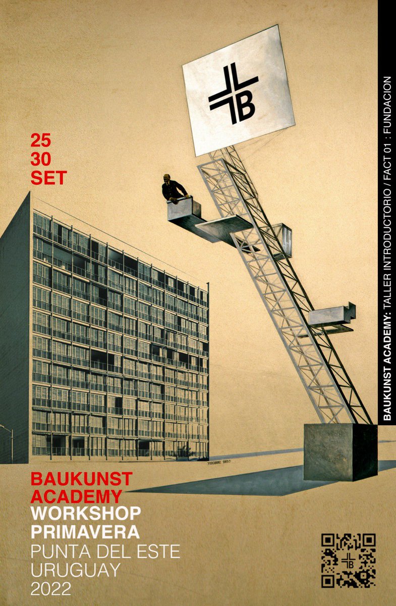 ReuniondeObras's tweet photo. FACT O1: Workshop Primavera 2022.
Punta del Este, Uruguay 25 al 30 de Septiembre.
Intelección Visual. Con Mathias Klotz e Iñaki Volante, directores de Baukunst Academy como tutores presenciales. Más información en https://t.co/GIZQn4ZicP #fact01 #baukunstacademy #primavera https://t.co/nWMZxqxEo2