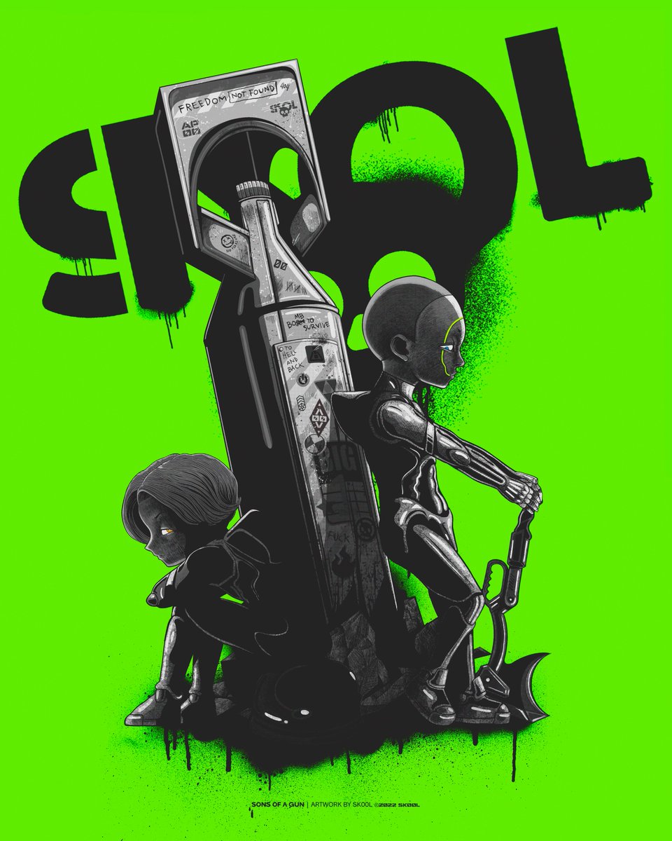 🔥Fresh Drop🔥

From the [After Apocalypse Playground Year 00] collection. Minted on <a href="/foundation/">Foundation 🌐</a> 

Sons of A Gun
1/1
Reserve Price 0.24 $ETH 
foundation.app/@SK00L/aap00/4

#AAP00 #SK00L