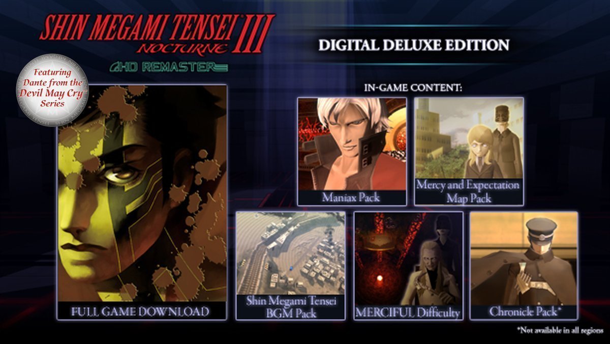 Shin Megami Tensei III Nocturne HD Remaster (Steam) is $22.99 on Gamesplane...