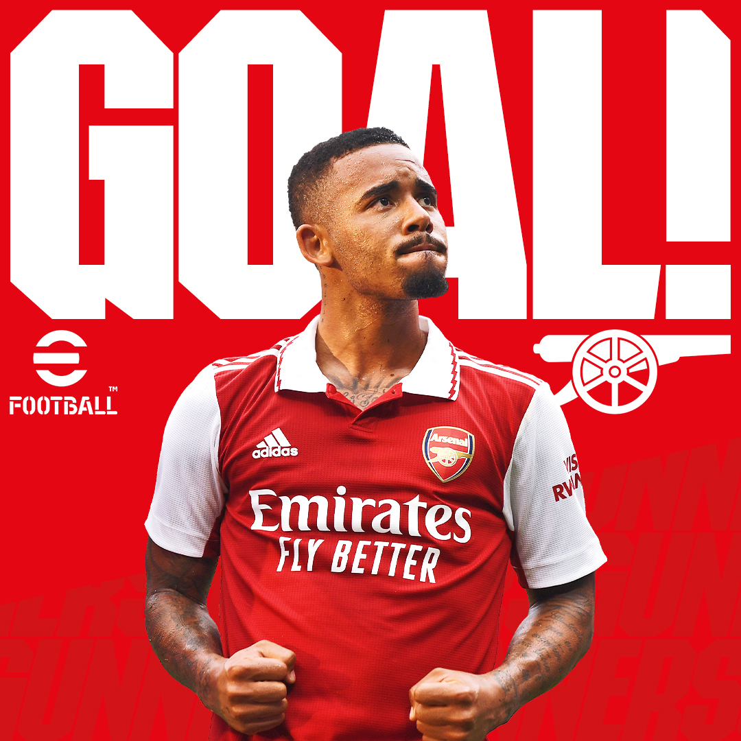 He's at it AGAIN! 🤩

@GabrielJesus9 heads in at the back post to double our lead! 

🔴 2-0 🦊 (35)