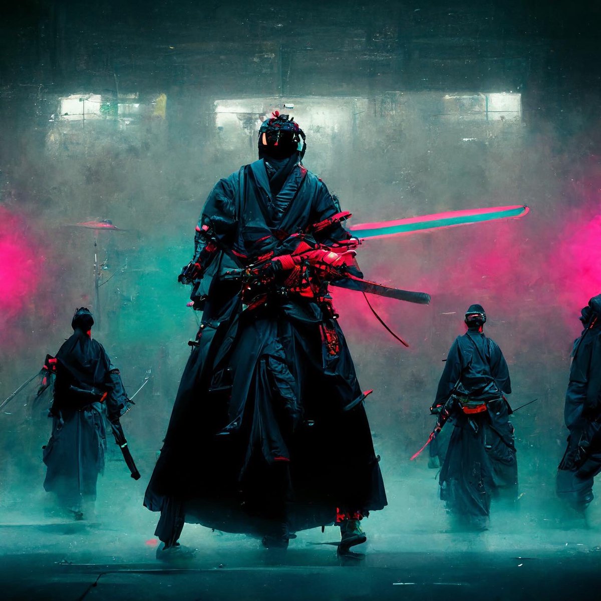 agentsoftheuni's tweet photo. Cyberpunk Samurai.                                                                   #aiart #art #oilpainting #art #artist #love #drawing #photography #artwork #painting #fashion #artistsoninstagram #beautiful #illustration #digitalart #design #photo #sketch #style #draw https://t.co/tkBu11dcCO