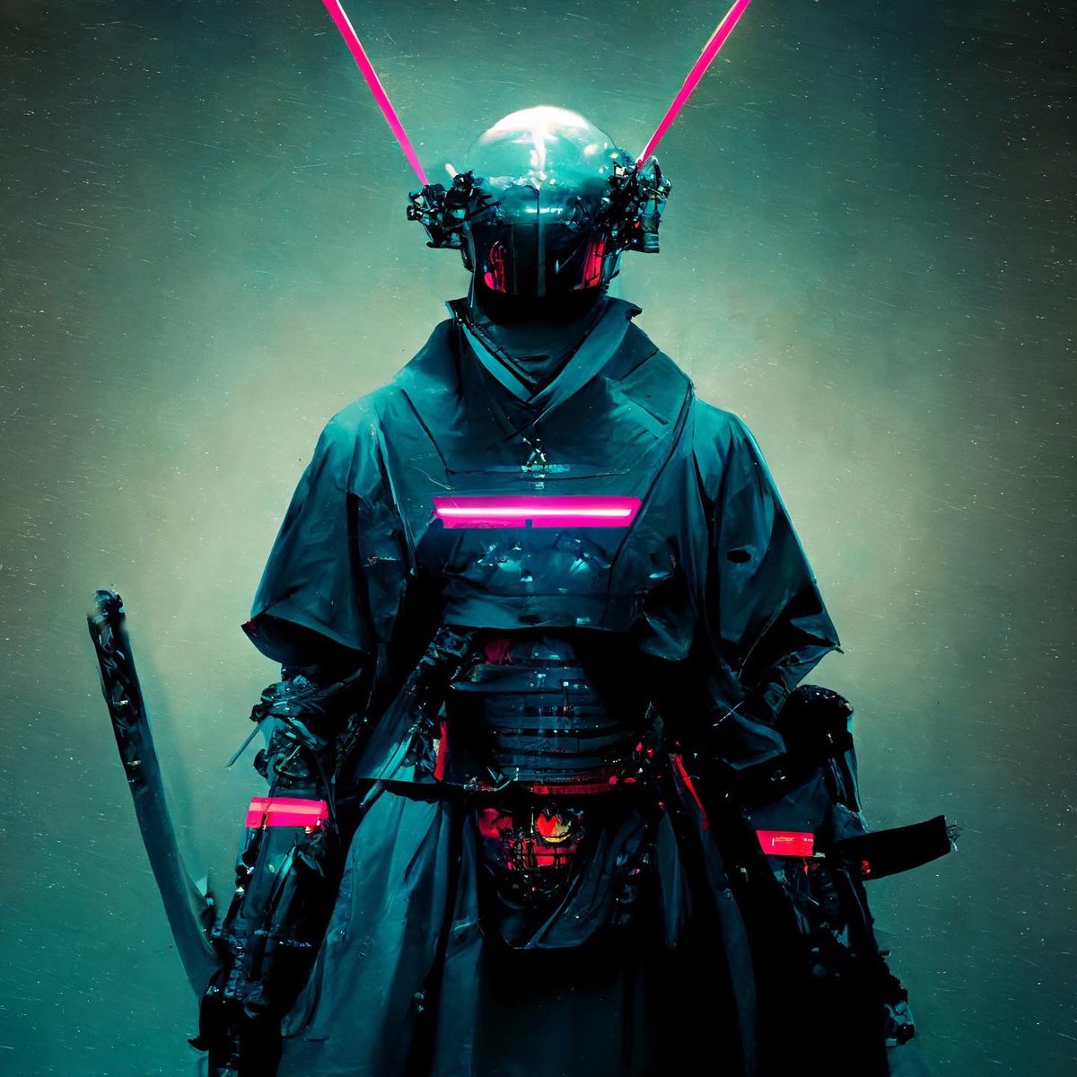 agentsoftheuni's tweet photo. Cyberpunk Samurai.                                                                   #aiart #art #oilpainting #art #artist #love #drawing #photography #artwork #painting #fashion #artistsoninstagram #beautiful #illustration #digitalart #design #photo #sketch #style #draw https://t.co/tkBu11dcCO