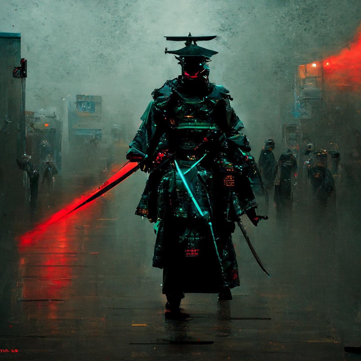 agentsoftheuni's tweet photo. Cyberpunk Samurai.                                                                   #aiart #art #oilpainting #art #artist #love #drawing #photography #artwork #painting #fashion #artistsoninstagram #beautiful #illustration #digitalart #design #photo #sketch #style #draw https://t.co/tkBu11dcCO